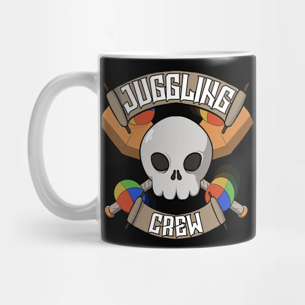 Juggling crew Jolly Roger pirate flag by RampArt